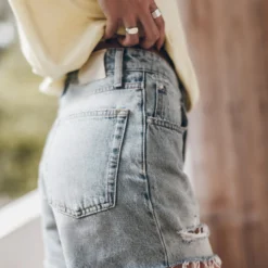 The Blue Denim Shorts -Mikuta Store IMG 1472 73439205 8395 401f 9edd a35182e3eac0 scaled