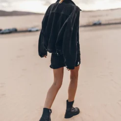 The Black Denim Jacket 15 The Black Denim Jacket -Mikuta Store IMG 4785 scaled