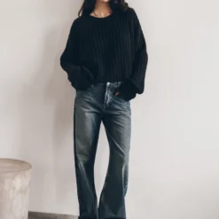 The Dark Blue Loose Jeans