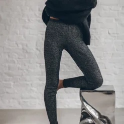 The Dark Glitter Ribbed Leggings -Mikuta Store mikuta black fluffy alpaca knit sweater dark glitter ribbed leggings 7548 scaled