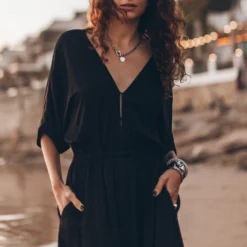 The Black Long Chill Dress 16 The Black Long Chill Dress -Mikuta Store mikuta black long chill dress model aina 9671 scaled