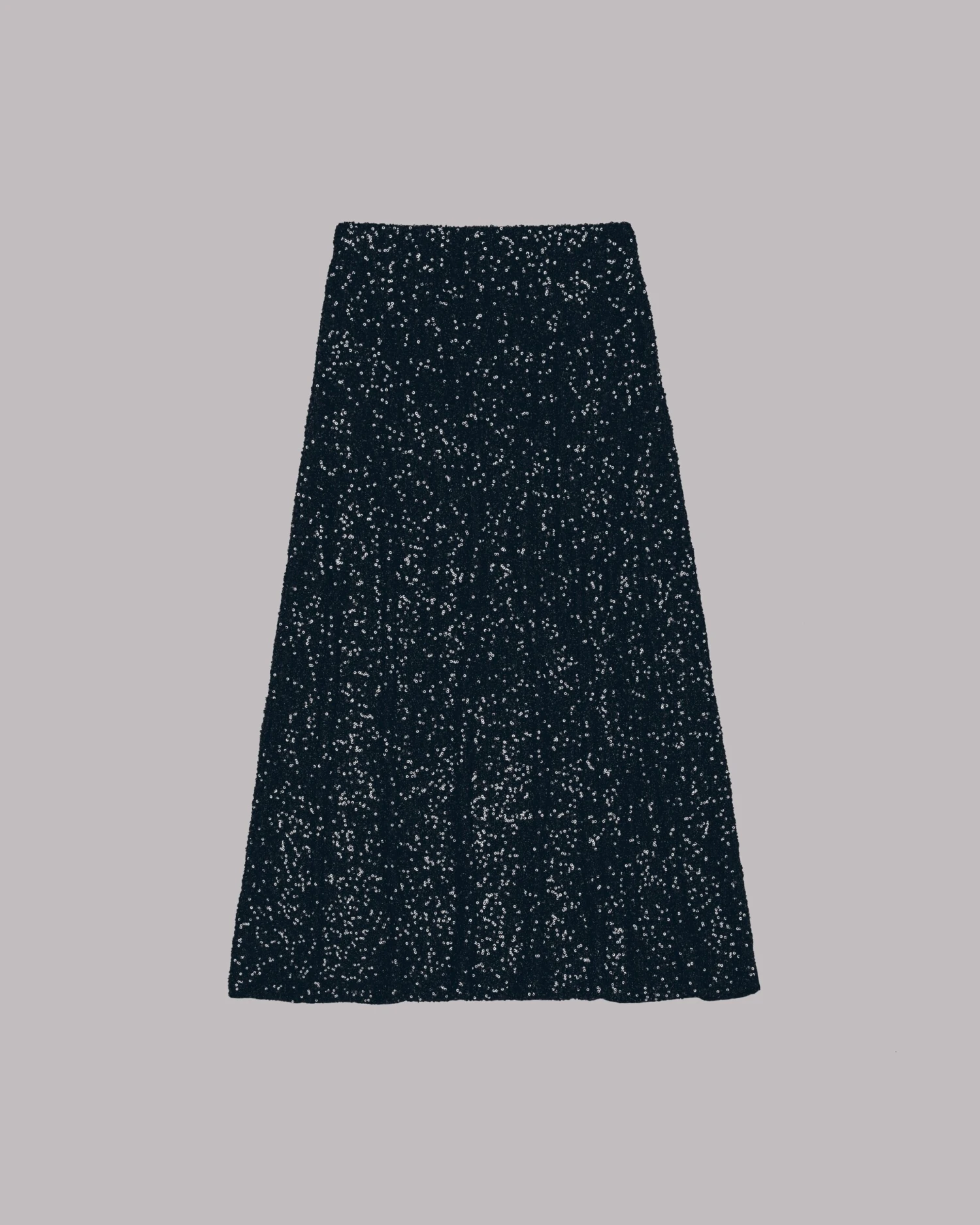 The Black Long Sequin Skirt 4 The Black Long Sequin Skirt - Image 2