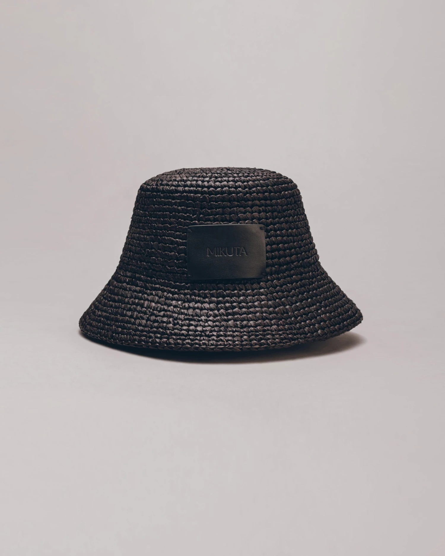 The Black Raffia Bucket Hat 3 The Black Raffia Bucket Hat