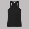 The Black Ribbed Tank Top