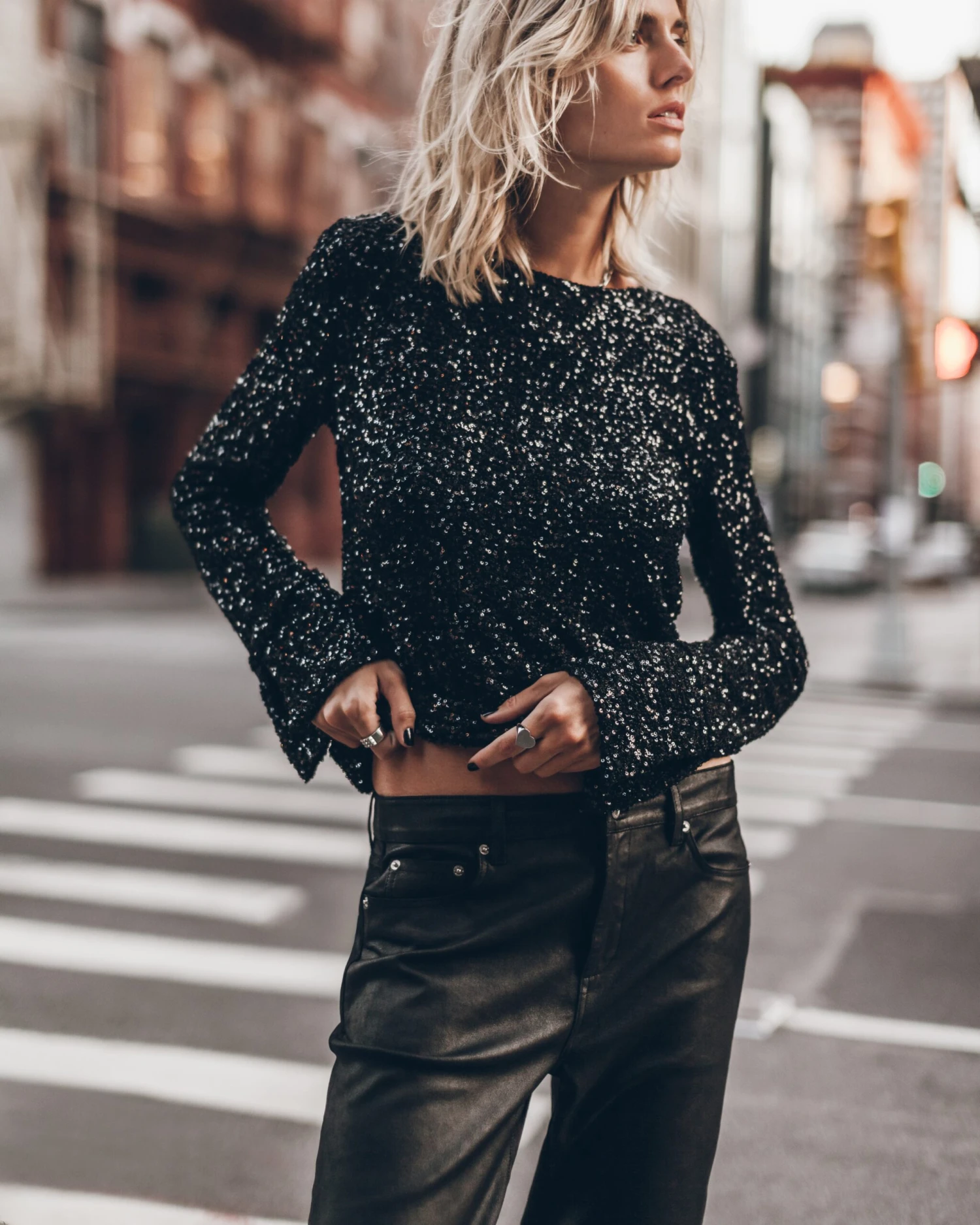The Black Sequin Blouse 10 The Black Sequin Blouse - Image 8