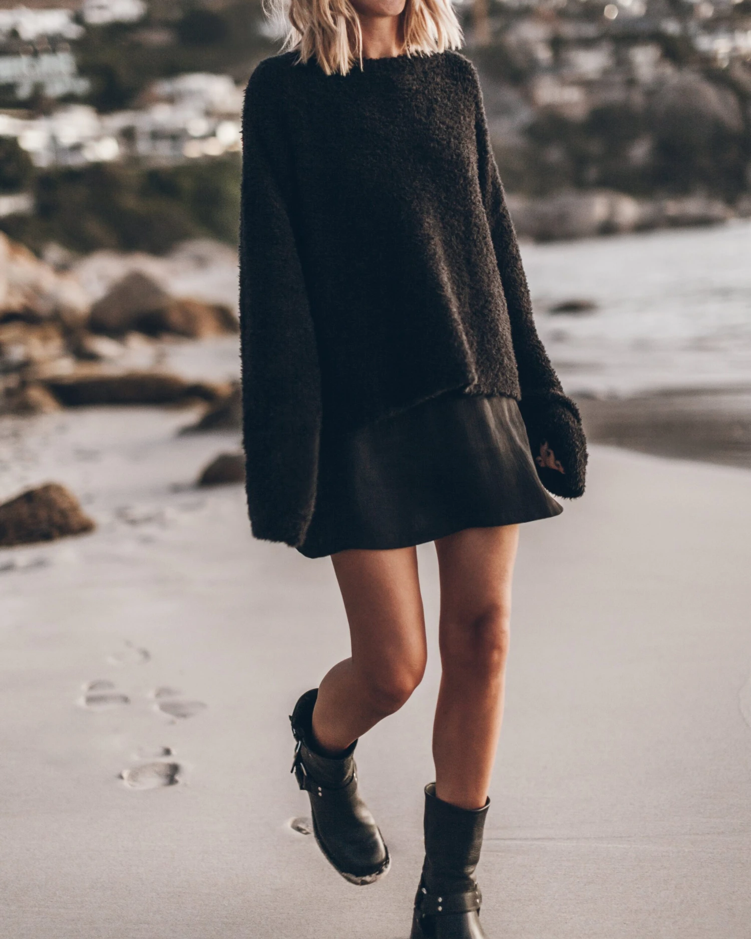 The Black Soft Knitted Sweater 8 The Black Soft Knitted Sweater - Image 6