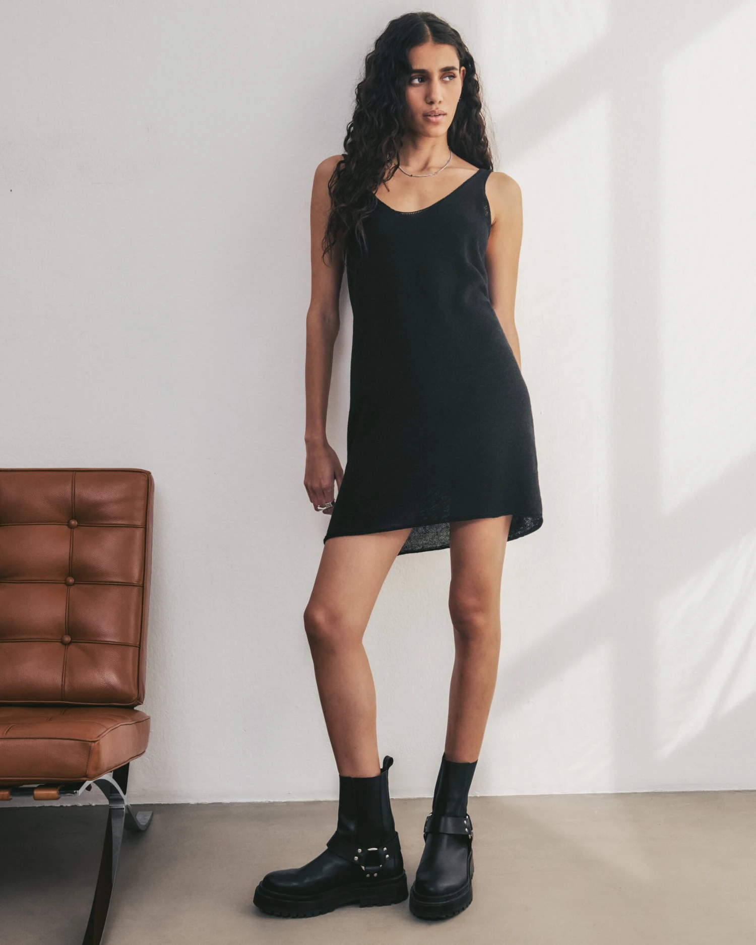 The Black Thin Knit Dress 5 The Black Thin Knit Dress - Image 3