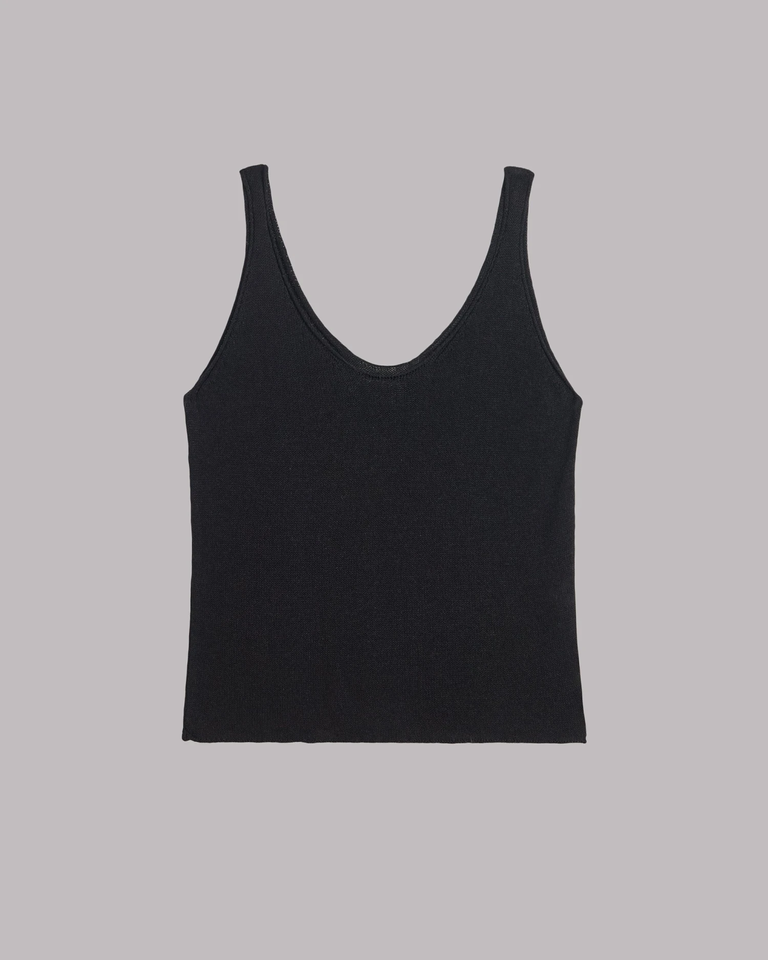 The Black Thin Knit Tank Top 4 The Black Thin Knit Tank Top - Image 2
