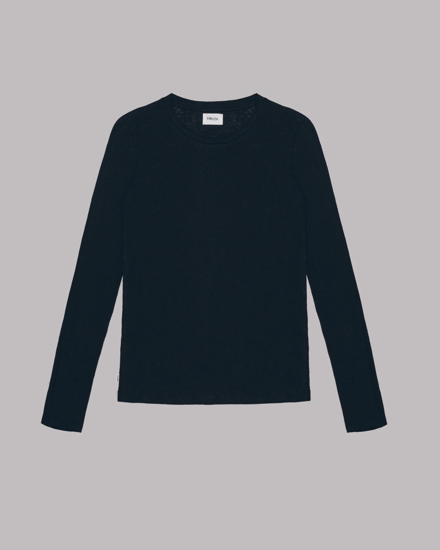 The Black Thin Linen Longsleeve 4 The Black Thin Linen Longsleeve - Image 2