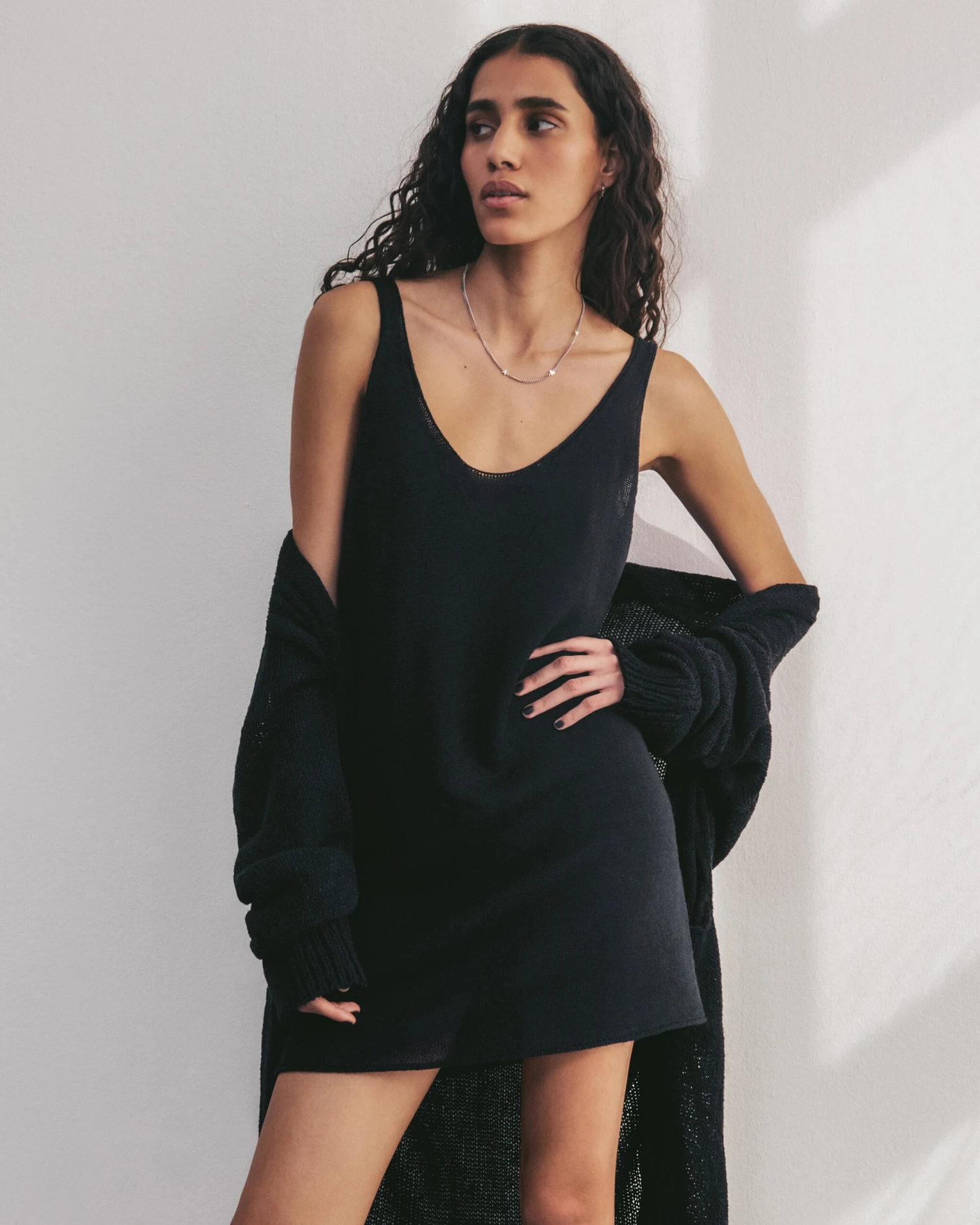 The Black Thin Knit Dress 3 The Black Thin Knit Dress