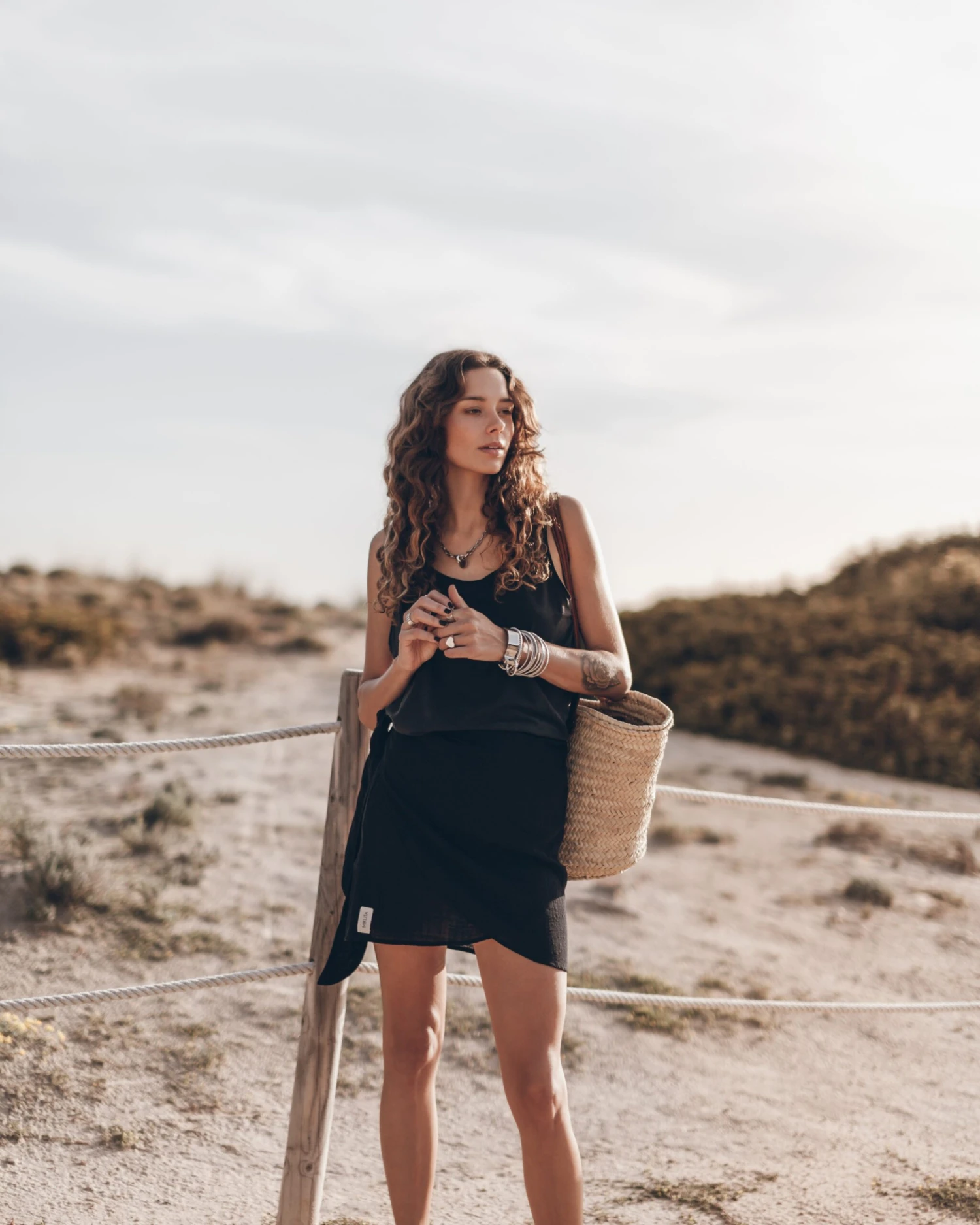 The Black Wrap Skirt 5 The Black Wrap Skirt - Image 3