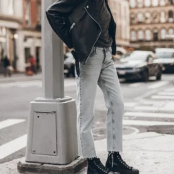 The Blue Cropped Straight Jeans 18 The Blue Cropped Straight Jeans -Mikuta Store mikuta blue cropped straight jeans dark faded dry cotton vintage t shirt leather jacket black platform sneakers 4597 scaled