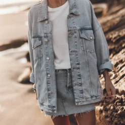The Blue Oversized Denim Jacket 14 The Blue Oversized Denim Jacket -Mikuta Store mikuta blue oversized denim jacket blue denim skirt off white dry cotton vintage t shirt 3571 scaled