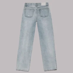 The Blue Ripped Relaxed Jeans -Mikuta Store mikuta blue ripped loose jeans 2362copy scaled