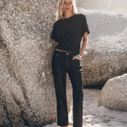 The Straight Leather Pants