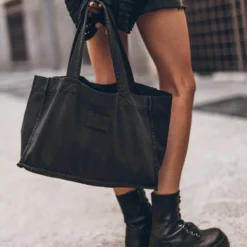 The Charcoal Small Canvas Bag 12 The Charcoal Small Canvas Bag -Mikuta Store mikuta dark boho knit sweater 4405 scaled