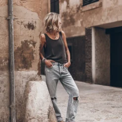 The Dark Faded Base Tank Top