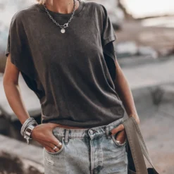 The Dark Faded Batwing T-Shirt