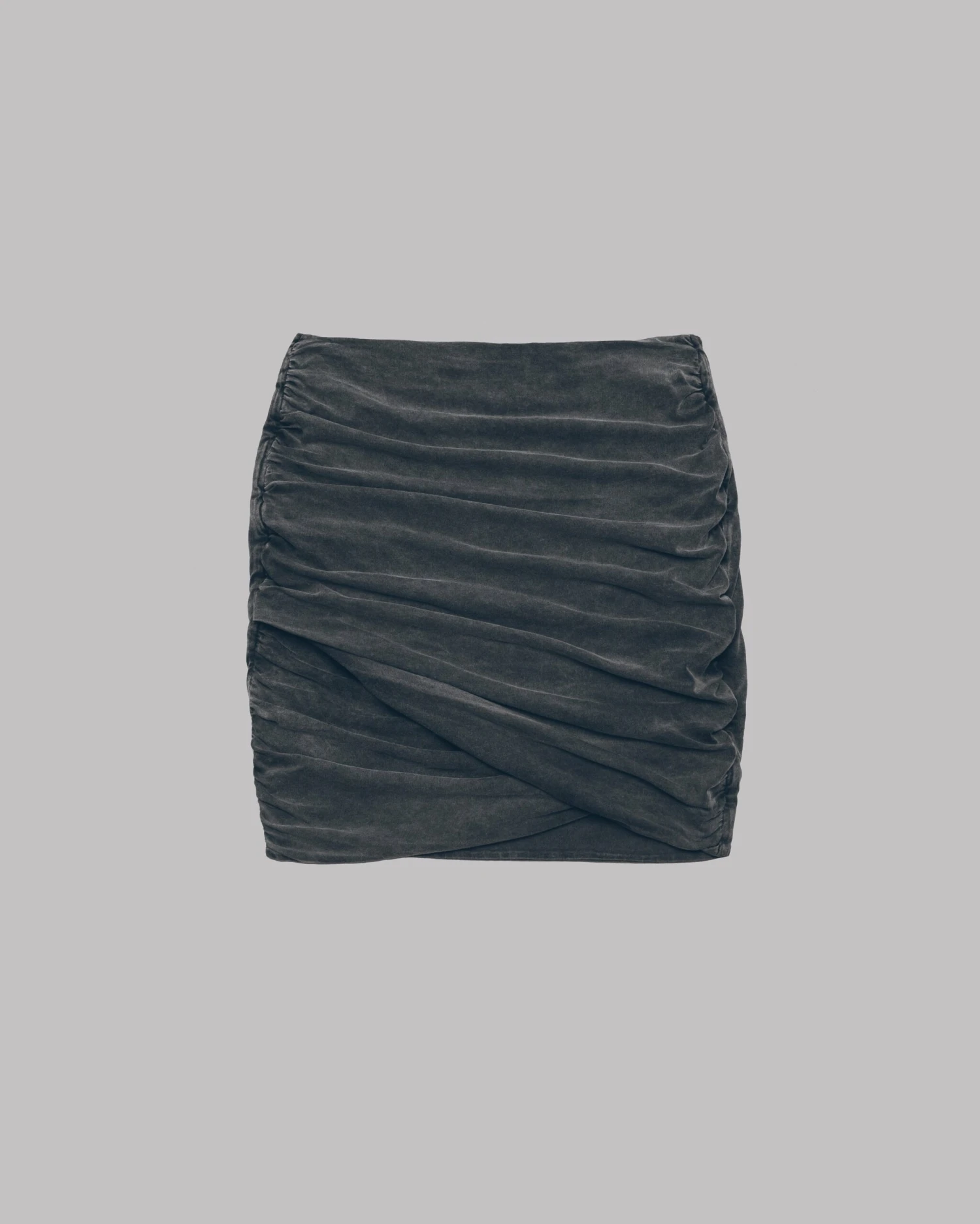 The Dark Faded Draped Skirt 4 The Dark Faded Draped Skirt - Image 2
