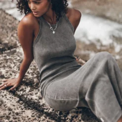The Dark Faded Long Standard Tank Dress