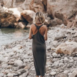 The Dark Faded Twisted Tank Dress -Mikuta Store mikuta dark faded twisted tank dress 8416 scaled