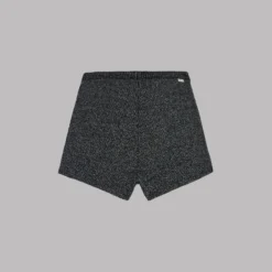 The Dark Glitter Ribbed Shorts -Mikuta Store mikuta dark glitter ribbed shorts 0508