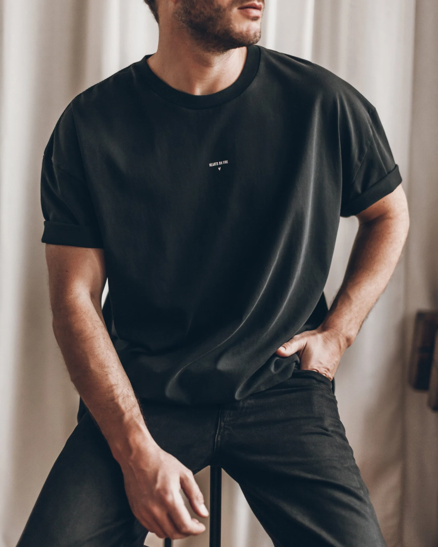 The Dark Hearts On Fire Unisex T-Shirt 11 The Dark Hearts On Fire Unisex T-Shirt - Image 9