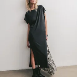 The Dark Long Batwing Dress