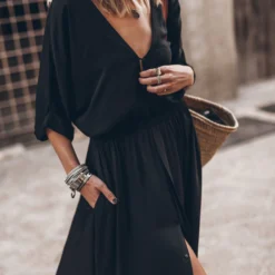 The Black Long Chill Dress 19 The Black Long Chill Dress -Mikuta Store mikuta dark long flowy dress 1872 scaled