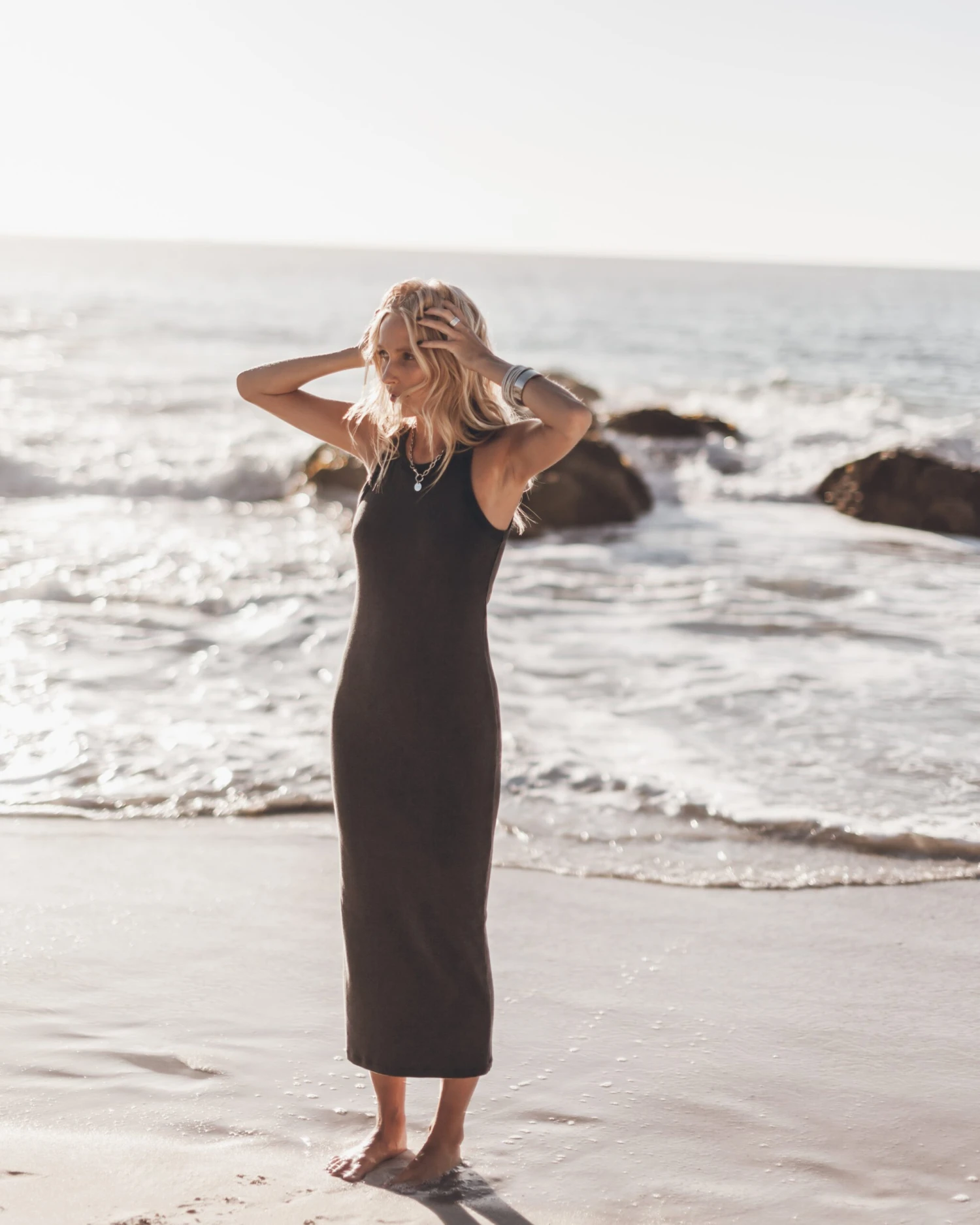 The Dark Long Standard Tank Dress 5 The Dark Long Standard Tank Dress - Image 3