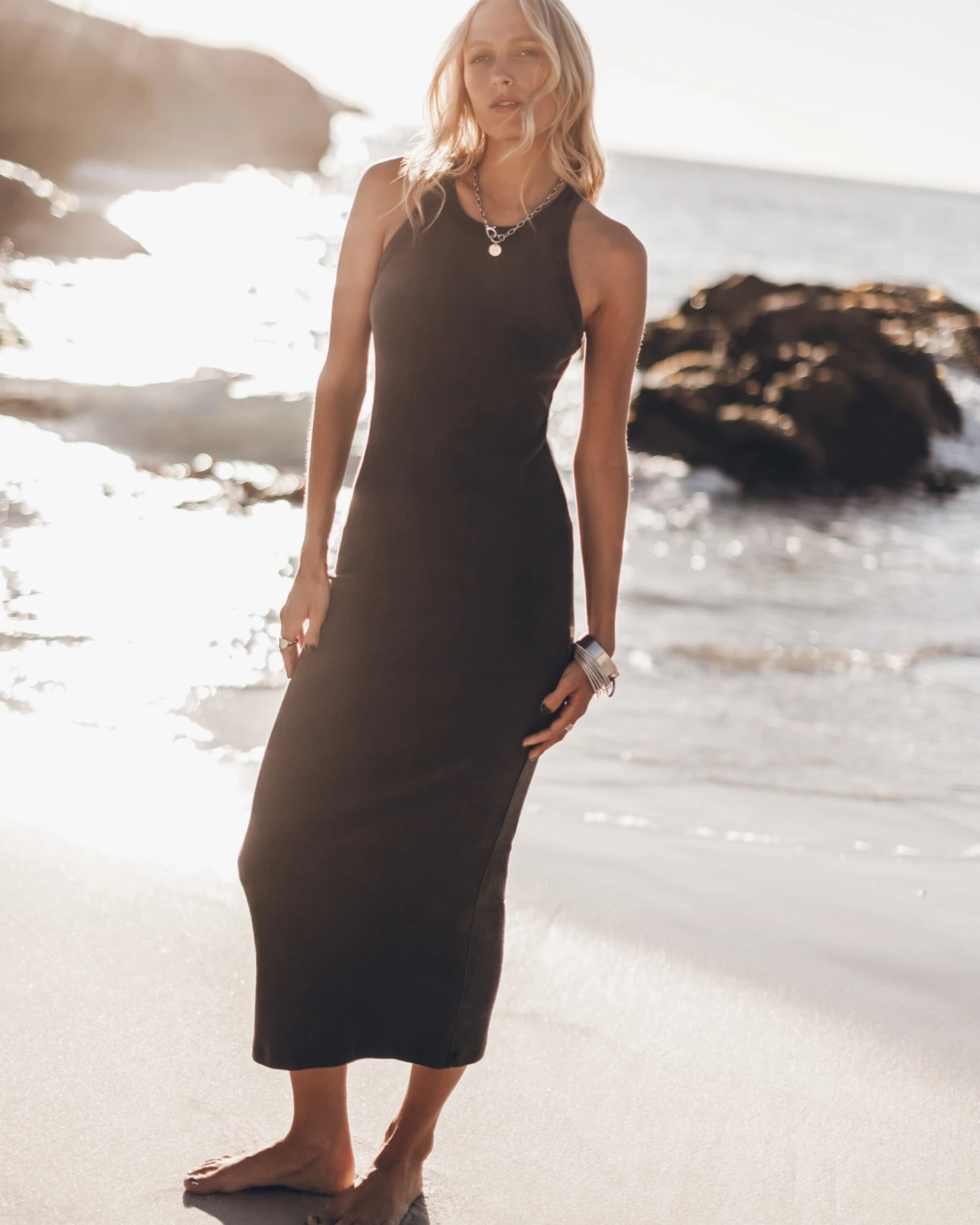 The Dark Long Standard Tank Dress 7 The Dark Long Standard Tank Dress - Image 5