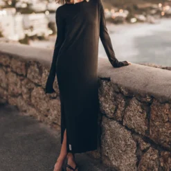 The Dark Longsleeve Dress 13 The Dark Longsleeve Dress -Mikuta Store mikuta dark longsleeve dress black studded leather sandals 1625 scaled