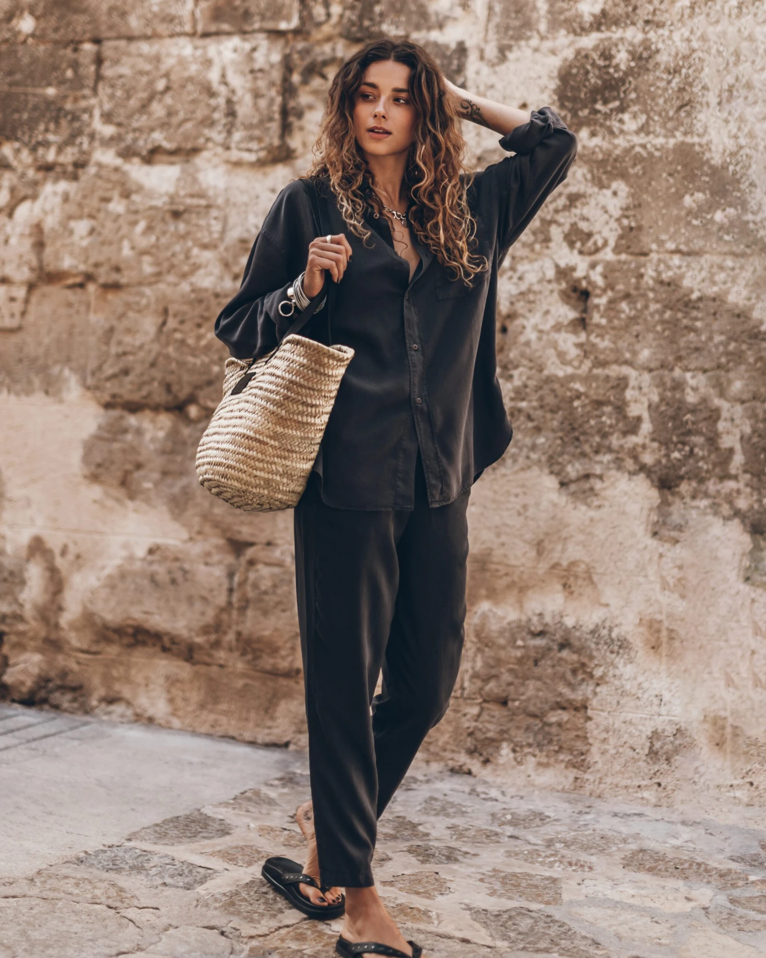 The Dark Loose Lyocell Shirt 8 The Dark Loose Lyocell Shirt - Image 6