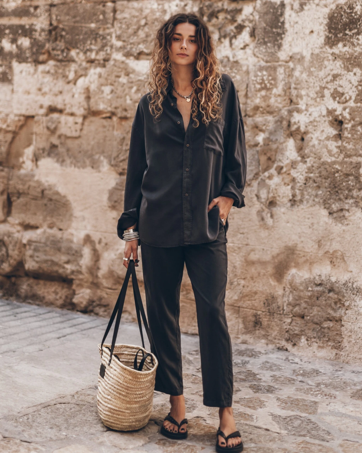 The Dark Loose Lyocell Shirt 6 The Dark Loose Lyocell Shirt - Image 4