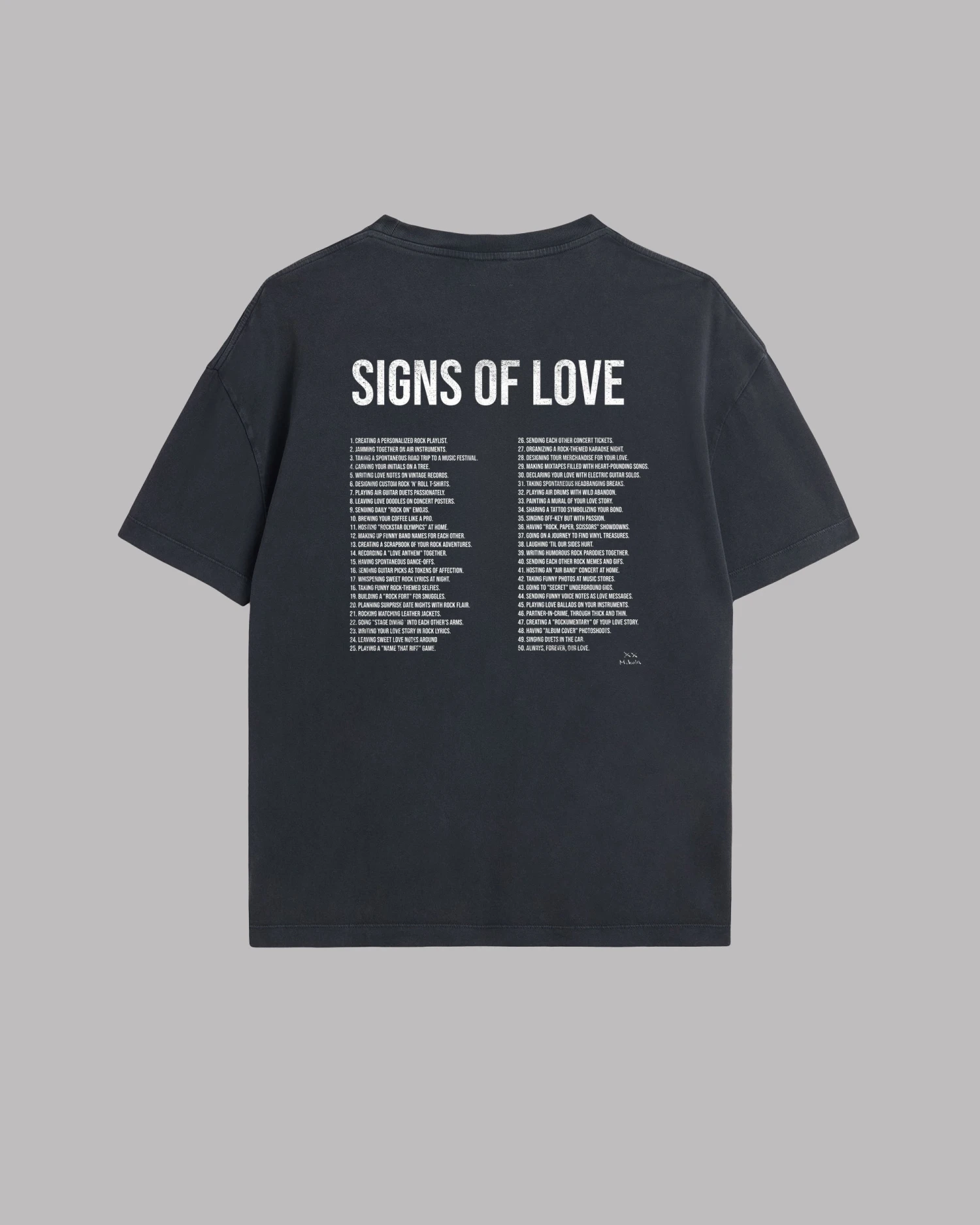 The Dark Love Signs Unisex T-Shirt 4 The Dark Love Signs Unisex T-Shirt - Image 2