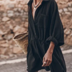The Black Original Shirt Dress