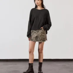 The Dark Peachy Loose Cotton Longsleeve