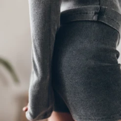 The Dark Ribbed Biker Shorts -Mikuta Store mikuta dark ribbed longsleeve dark ribbed biker shorts 4445 2 scaled