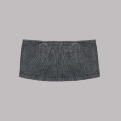 The Dark Ribbed Tube Top