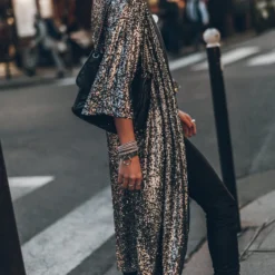 The Dark Sequin Kimono -Mikuta Store mikuta dark sequin kimono 0798 scaled