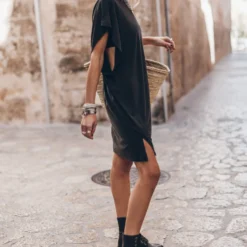 The Dark Short Batwing Dress -Mikuta Store mikuta dark short batwing dress 4950 scaled