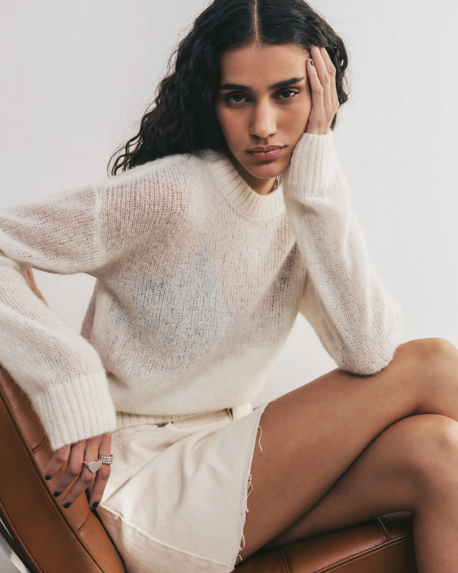 The Ecru Fine Knitted Sweater 9 The Ecru Fine Knitted Sweater - Image 7