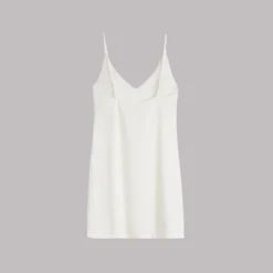 The Ecru Short Lyocell Slip Dress 15 The Ecru Short Lyocell Slip Dress -Mikuta Store mikuta ecru short lyocell slip dress 2