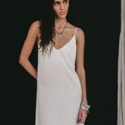 The Ecru Short Lyocell Slip Dress 17 The Ecru Short Lyocell Slip Dress -Mikuta Store mikuta ecru short lyocell slip dress aya f SS25 3238 scaled