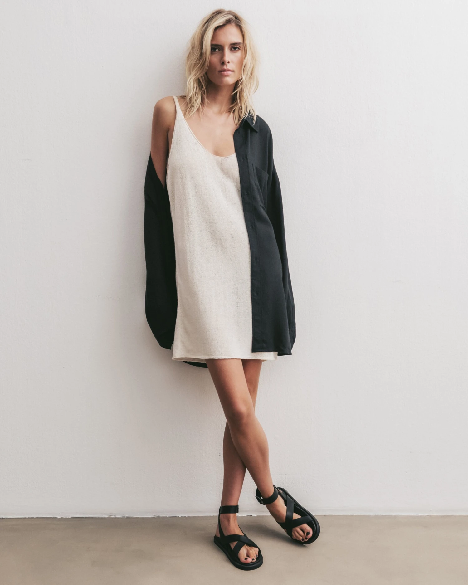 The Ecru Thin Knit Dress 6 The Ecru Thin Knit Dress - Image 4