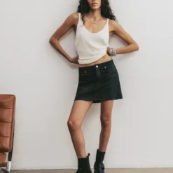 The Ecru Thin Knit Tank Top 15 The Ecru Thin Knit Tank Top -Mikuta Store mikuta ecru thin knit tank top leather skirt black biker boots aya f SS25 3723 scaled