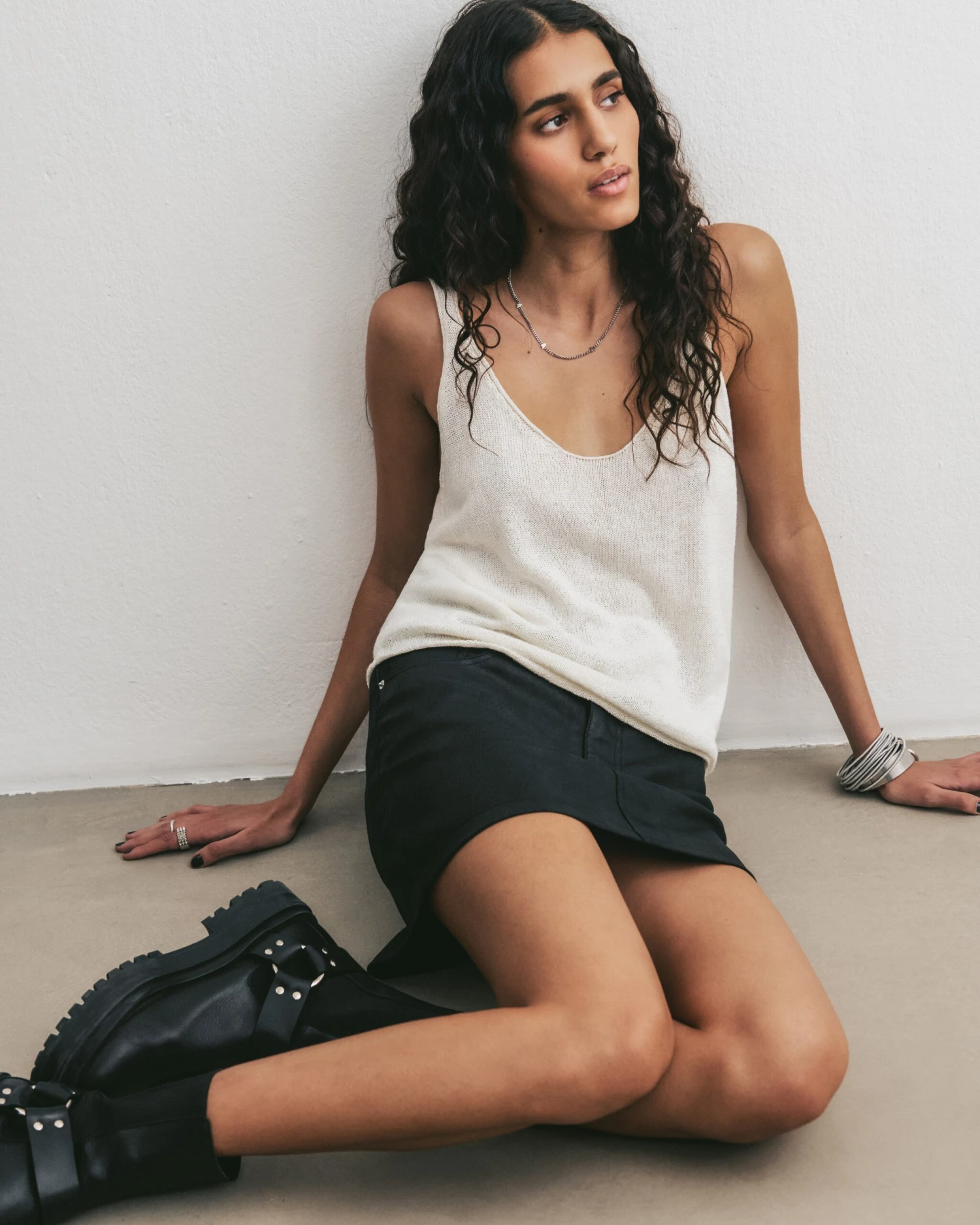 The Ecru Thin Knit Tank Top 9 The Ecru Thin Knit Tank Top - Image 7