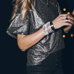 The Glitter Linen Base T-Shirt