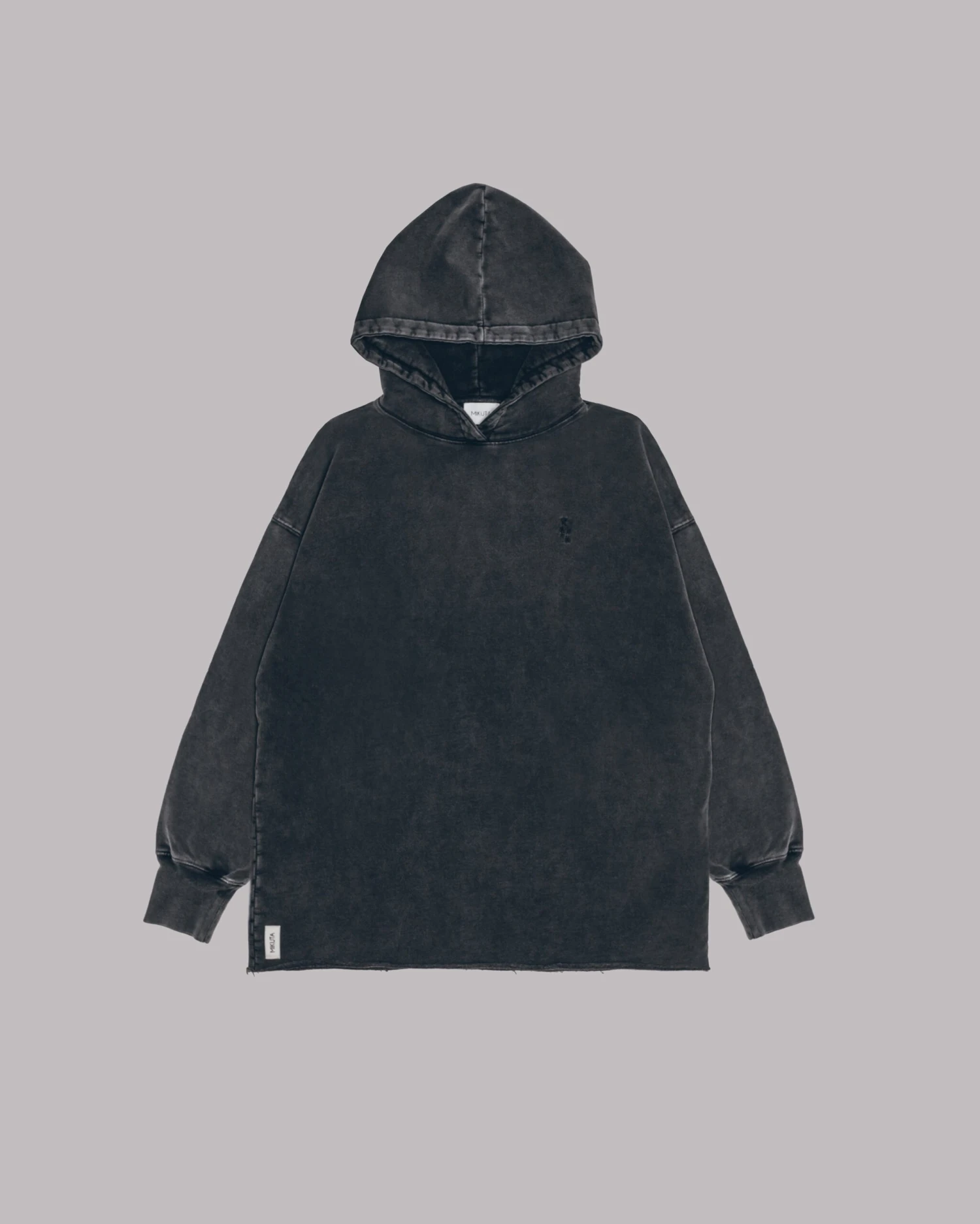 The Grey Faded Long Base Hoodie 4 The Grey Faded Long Base Hoodie - Image 2