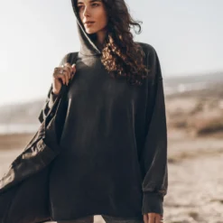 The Grey Faded Long Base Hoodie